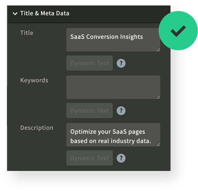 meta data check