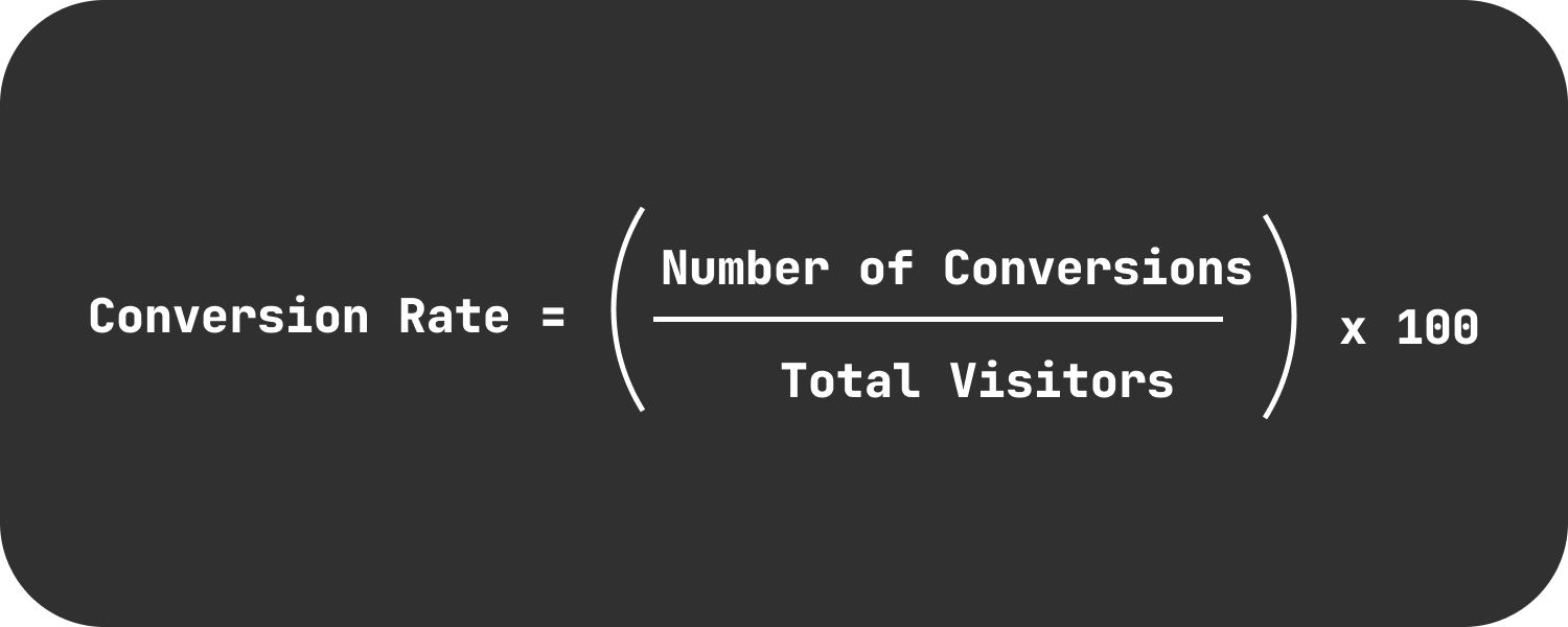 Conversion Rate Formula